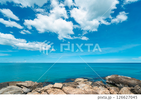 Summer Island view of a tropical island during the summer 126627045