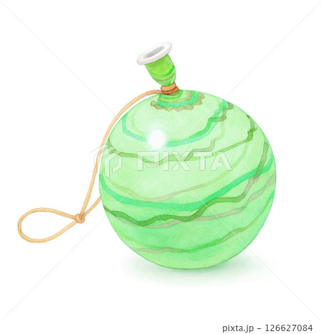 ヨーヨー釣り イラスト 水彩 126627084