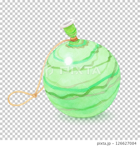 ヨーヨー釣り イラスト 水彩 126627084