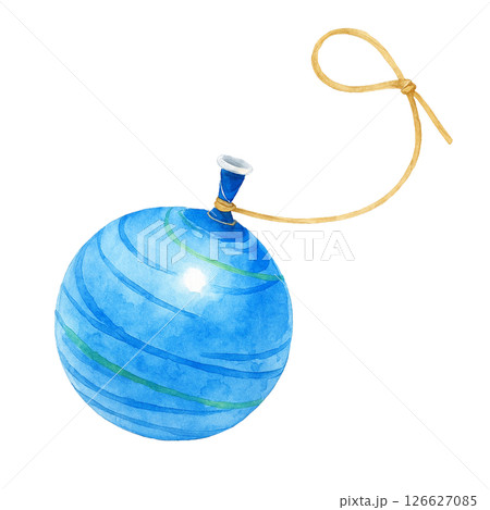 ヨーヨー釣り イラスト 水彩 ヨーヨー釣り イラスト 水彩 126627085