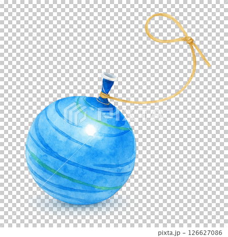 ヨーヨー釣り イラスト 水彩 126627086