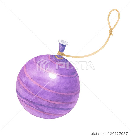 ヨーヨー釣り イラスト 水彩 ヨーヨー釣り イラスト 水彩 126627087