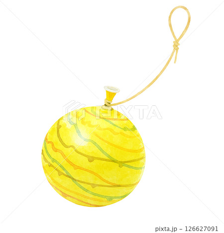 ヨーヨー釣り イラスト 水彩 ヨーヨー釣り イラスト 水彩 126627091