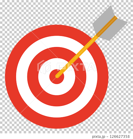 ターゲットと矢のアイコン 126627358