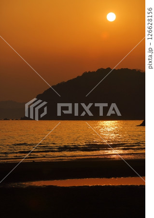 新舞子浜の夕景 新舞子浜の夕景 126628156