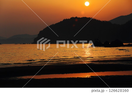 新舞子浜の夕景 新舞子浜の夕景 126628160