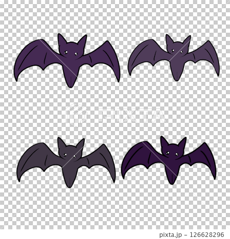 簡單的蝙蝠套裝萬聖節 126628296