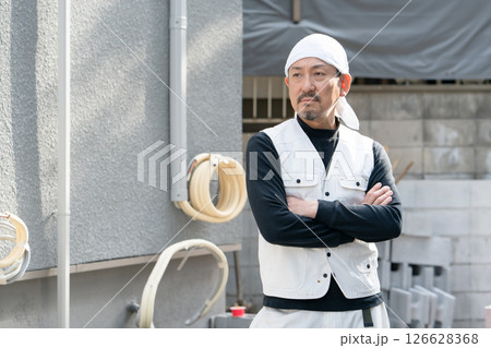 職人 ニッカポッカ 現場 職人 ニッカポッカ 現場 126628368