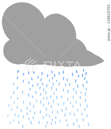 雨雲のイラスト 126628765