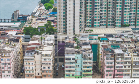Contrast Between Renewed and Old Urban Zones 126629334