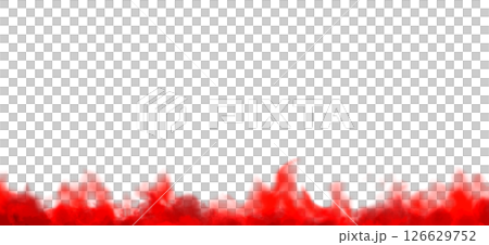 鮮紅色火焰狀邊框,透明背景,19.5:9 鮮紅色火焰狀邊框,透明背景,19.5:9 126629752
