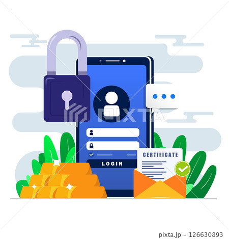 Secure Login for Property Investment Secure Login for Property Investment 126630893
