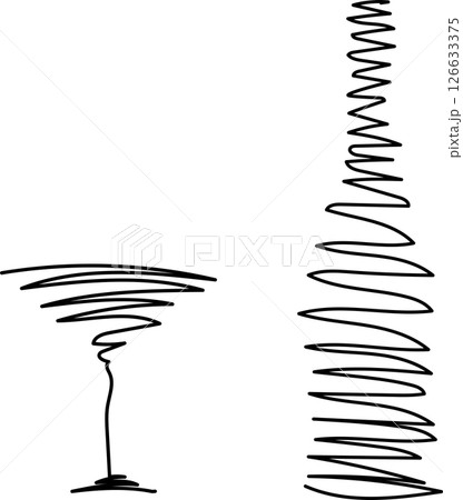Champange bottle and glass abstract style line drawing. vector illustration hand drawn. black line on transparent background. Champange bottle and glass abstract style line drawing. vector illustration hand drawn. black line on transparent background. 126633375