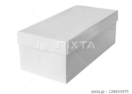 Mockup white box isolated on white background 126633975