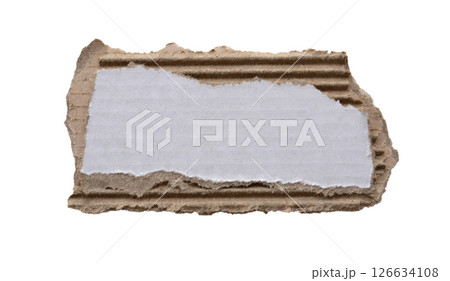 piece of white paper tear isolated on white background piece of white paper tear isolated on white background 126634108