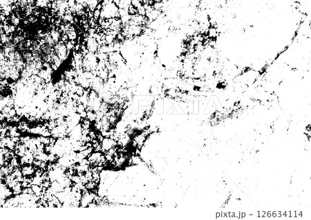 Abstract grunge black and white distressed texture background 126634114