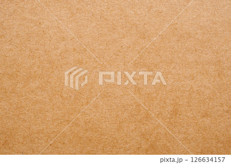 Brown paper eco recycled kraft sheet texture cardboard background 126634157