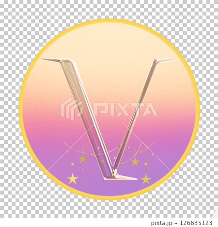 Round logo "V" Round logo "V" 126635123