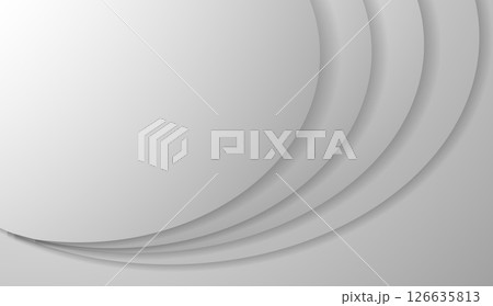 Smooth circular shapes create an abstract background suitable for business presentations. The minimalist design highlights professionalism and elegance, enhancing visual communication 126635813