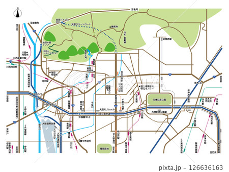 北摂地図 126636163