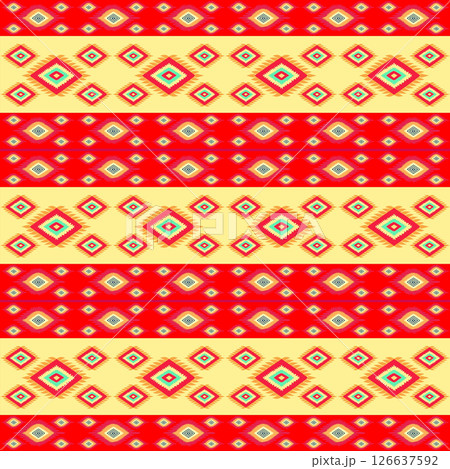 seamless pattern with traditional embroidery ornament. vector illustration seamless pattern with traditional embroidery ornament. vector illustration 126637592