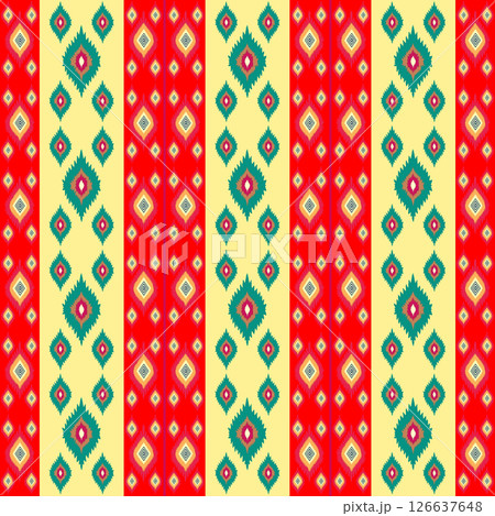 seamless pattern with traditional embroidery ornament. vector illustration 126637648