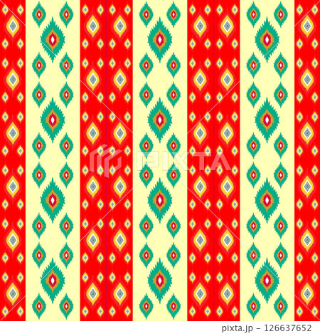seamless pattern with traditional embroidery ornament. vector illustration 126637652