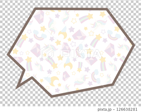 ゆめかわのフキダシ 126638281