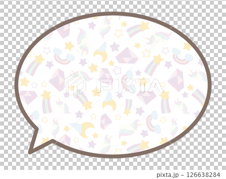 ゆめかわのフキダシ ゆめかわのフキダシ 126638284