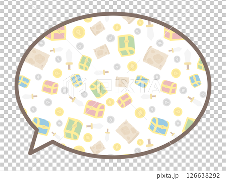 ゲームのフキダシ ゲームのフキダシ 126638292