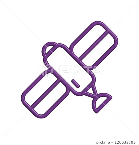 Satellite icon design template 126638505