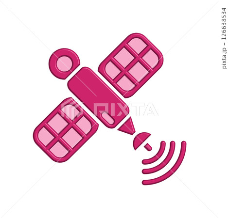 Satellite icon design template 126638534