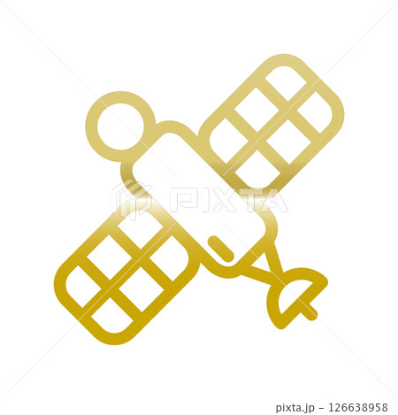 Satellite icon design template 126638958