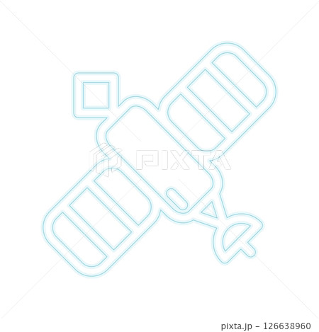 Satellite icon design template 126638960