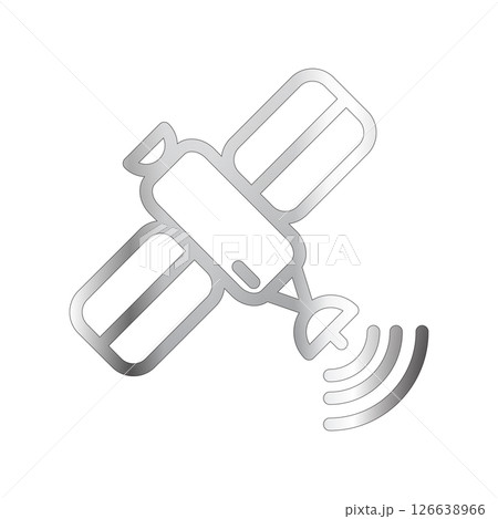 Satellite icon design template 126638966
