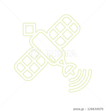 Satellite icon design template 126638970