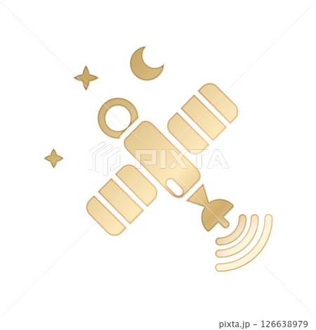 Satellite icon design template Satellite icon design template 126638979