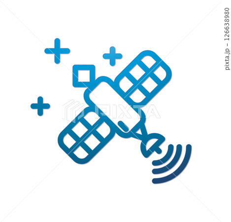 Satellite icon design template Satellite icon design template 126638980