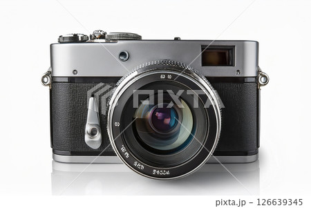 Generative AI Illustration Rangefinder Camera 126639345