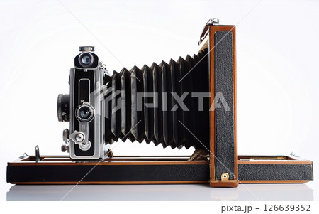 Generative AI Illustration 4x5 view camera 126639352