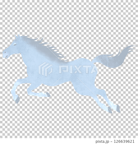 馬年-奔馬插圖馬年-奔馬插圖 126639621