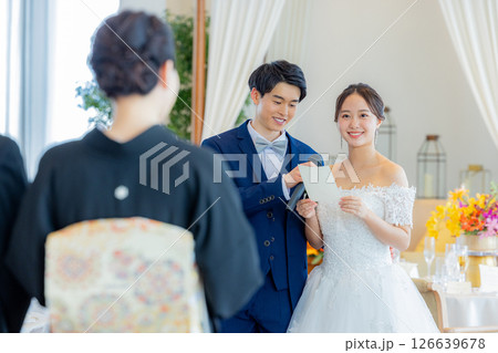 花嫁の手紙　結婚式イメージ 126639678