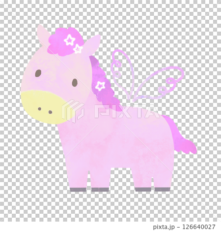 Year of the Horse Pegasus illustration 126640027