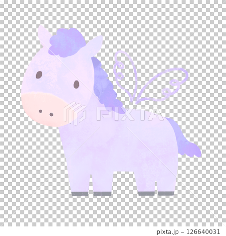 馬年飛馬插畫 126640031