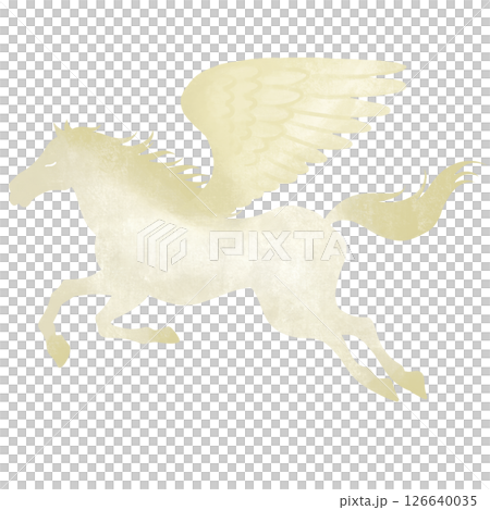 午年　ペガサスのイラスト 126640035