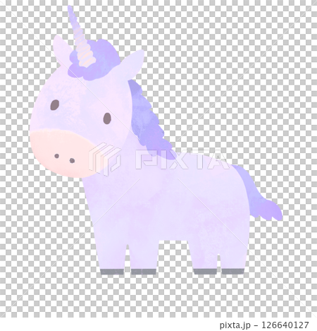 Year of the Horse - Unicorn illustration 126640127