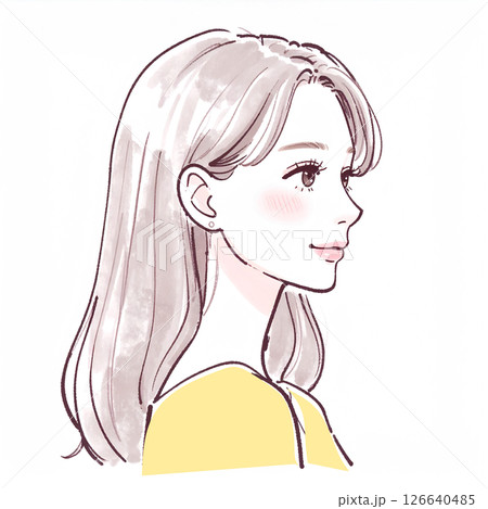 女性・女の子のイラスト素材 126640485