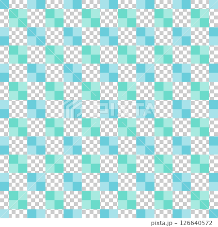水色の四角いドット絵背景 水色の四角いドット絵背景 126640572