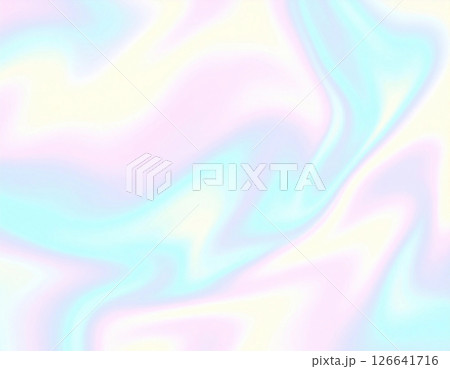 Rainbow unicorn birthday backdrop with pastel pink blue tones. Dreamy fantasy banner in soft princess hues and mystical holographic glow background. 126641716