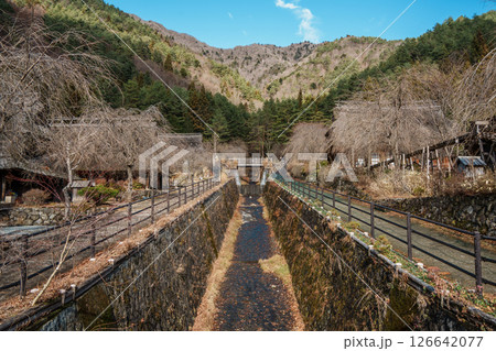 Saiko Iyashi no Sato Nenba Traditional Japanese Village Scene Saiko Iyashi no Sato Nenba Traditional Japanese Village Scene 126642077